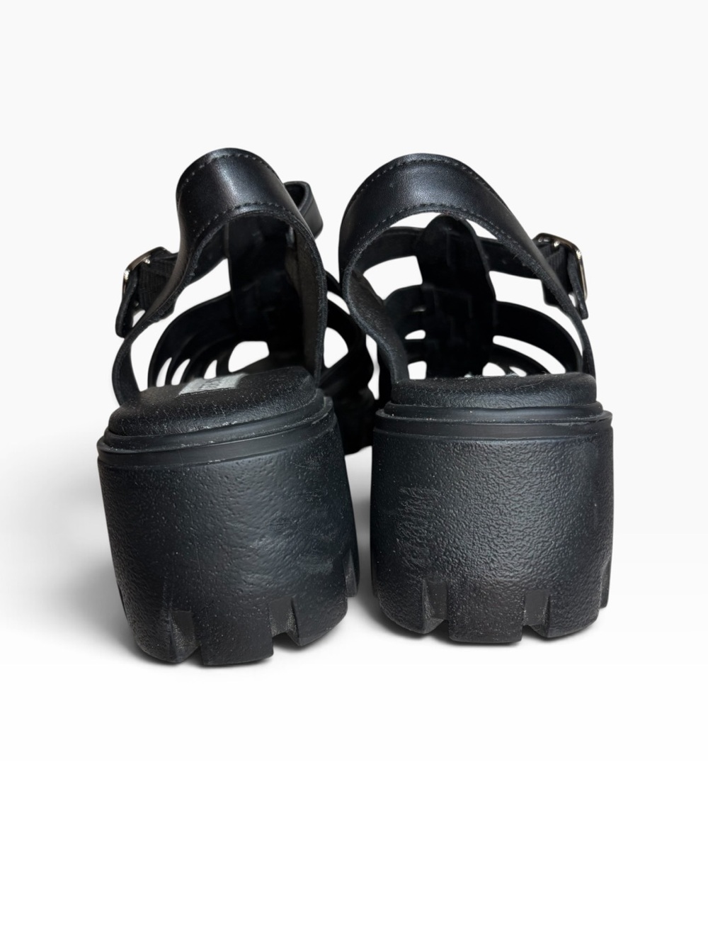 Steve Madden Kayto Fisherman Chunky Heel Sandals - Picture 5 of 9